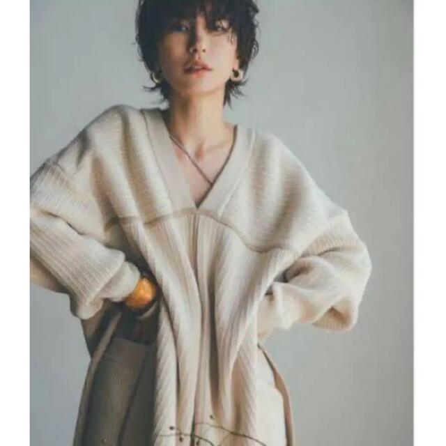 ずっと気になってた CLANE DOUBLE FACE LINE KNIT ニット/セーター www