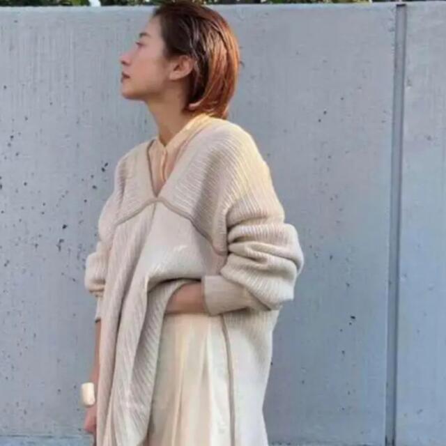 CLANE(クラネ)のCLANE DOUBLE FACE LINE KNIT レディースのトップス(ニット/セーター)の商品写真