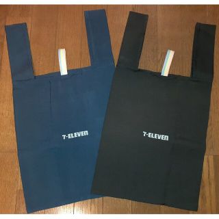 未使用新品【セブンイレブン エコバッグ 2枚セット】(エコバッグ)