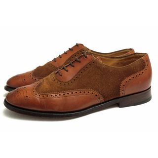 ブルックスブラザーズ／Brooks Brothers シューズ ビジネスシューズ 靴 ビジネス メンズ 男性 男性用スエード スウェード レザー 革 本革 ブラウン 茶  メダリオン ウイングチップ グッドイヤーウェルト製法