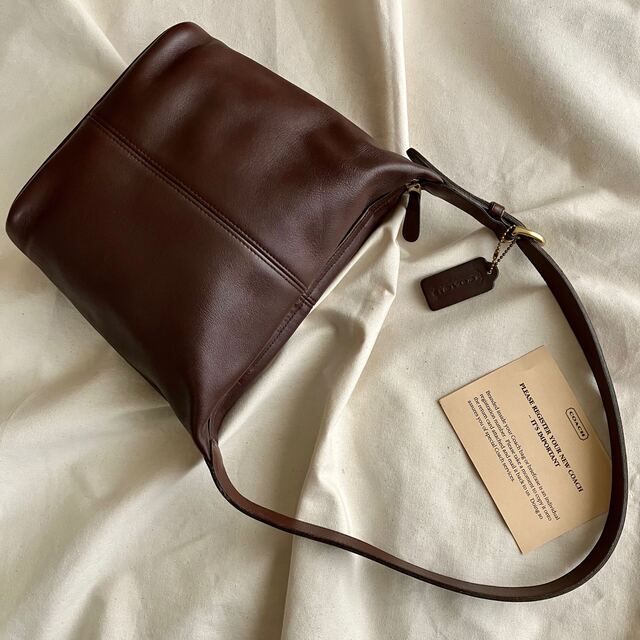 COACH - レアモデル 希少 オールドコーチ ショルダーバッグ チョコ