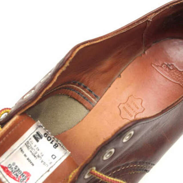 REDWING(レッドウィング)のレッドウィング／RED WING シューズ 靴 メンズ 男性 男性用レザー 革 本革 ブラウン 茶  8109 WORK OXFORD MOC TOE オックスフォードシューズ グッドイヤーウェルト製法 モックトゥ メンズの靴/シューズ(その他)の商品写真