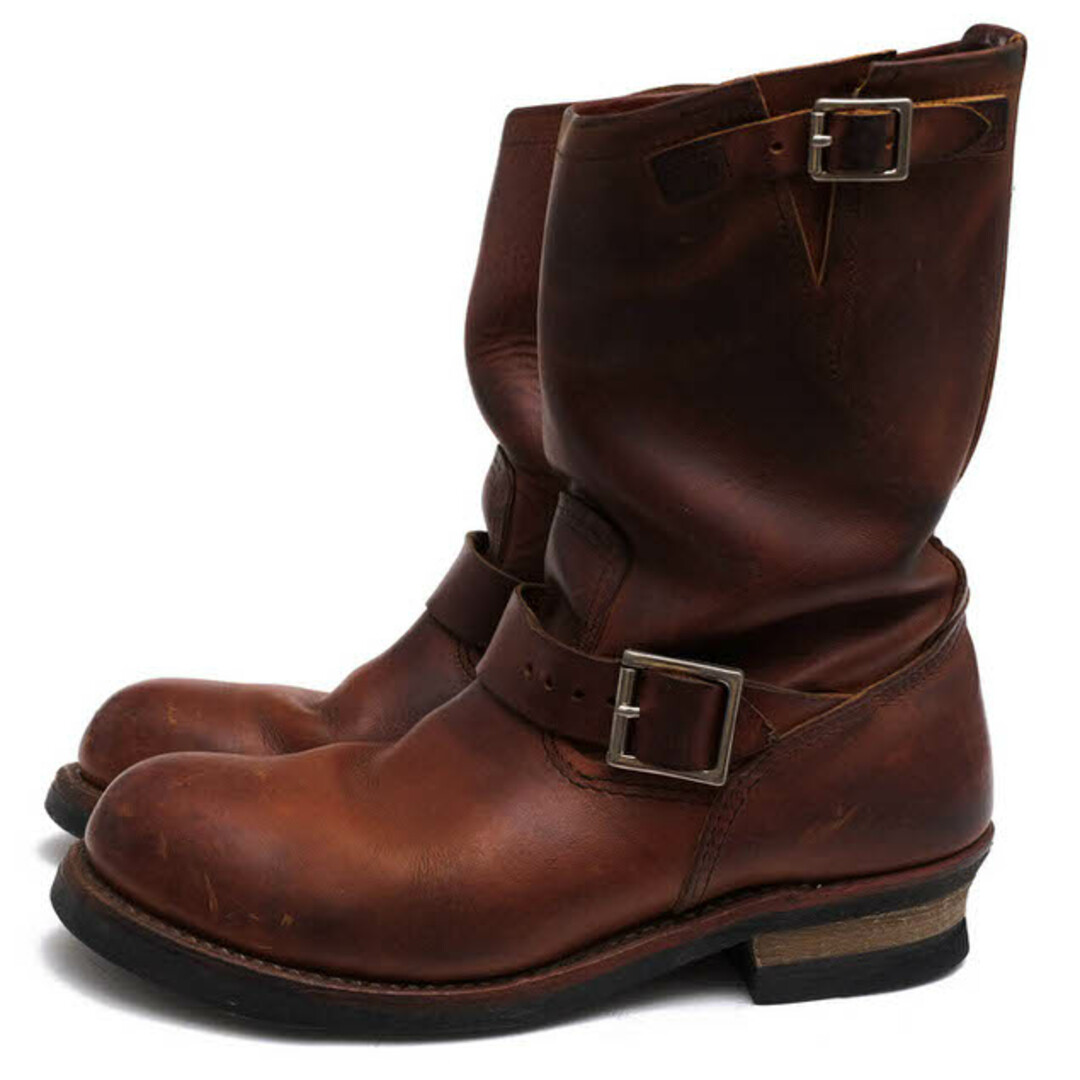 レッドウィング／RED WING エンジニアブーツ シューズ 靴 メンズ 男性 男性用レザー 革 本革 ブラウン 茶 2972 11inch  ENGINEER STEEL TOE スチールトゥ 定番 グッドイヤーウェルト製法 | フリマアプリ ラクマ