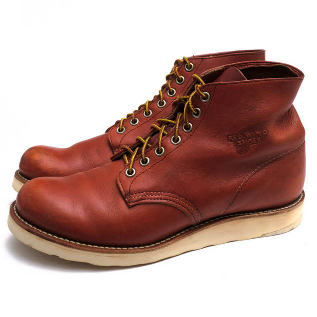 レッドウィング／RED WING ワークブーツ シューズ 靴 メンズ 男性 男性用レザー 革 本革 ブラウン 茶  8166 6inch CLASSIC PLAIN TOE アイリッシュセッター グッドイヤーウェルト製法 プレーントゥ