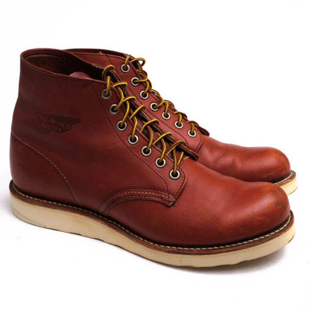 REDWING(レッドウィング)のレッドウィング／RED WING ワークブーツ シューズ 靴 メンズ 男性 男性用レザー 革 本革 ブラウン 茶  8166 6inch CLASSIC PLAIN TOE アイリッシュセッター グッドイヤーウェルト製法 プレーントゥ メンズの靴/シューズ(ブーツ)の商品写真