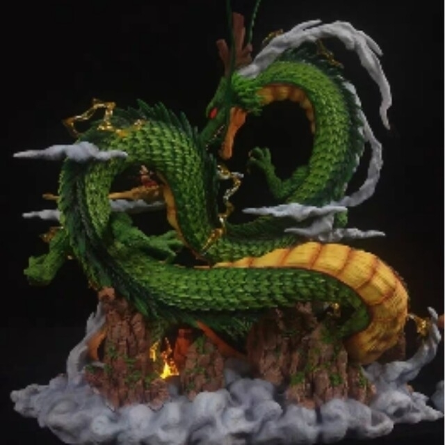 海外正規品 ドラゴンボール 神龍 & 孫悟空 ガレージキット