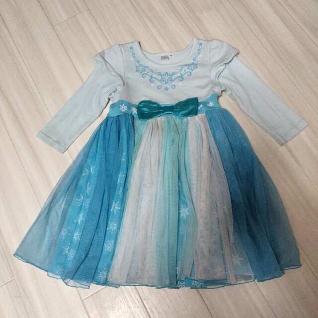 Disney(ディズニー)のアナと雪の女王☆ワンピース キッズ/ベビー/マタニティのキッズ服女の子用(90cm~)(ワンピース)の商品写真