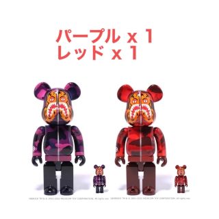 ベアブリック(BE@RBRICK)のBE@RBRICK BAPE(R) CAMO TIGER 100％ & 400％(その他)