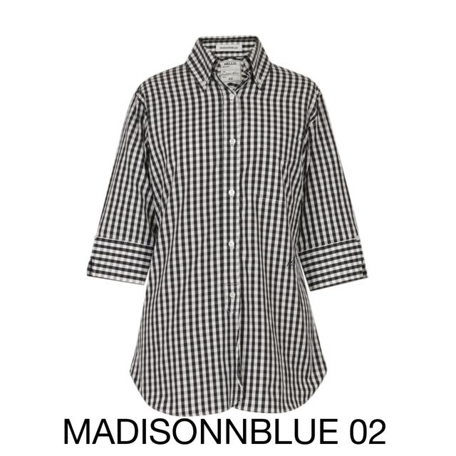 MADISONBLUE(マディソンブルー)の【MADISONBLUE】MADISON SHIRT GINGHAM レディースのトップス(シャツ/ブラウス(長袖/七分))の商品写真