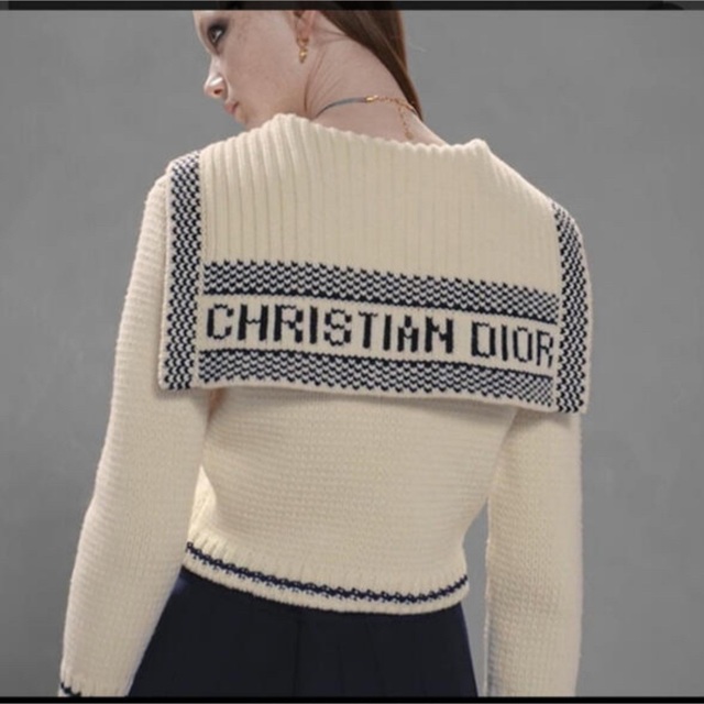 DIOR ディオール 完売セーラーニット カーディガン 新品同様 | フリマアプリ ラクマ
