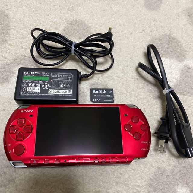 PSP-3000 ラディアントレッド　美品エンタメ/ホビー