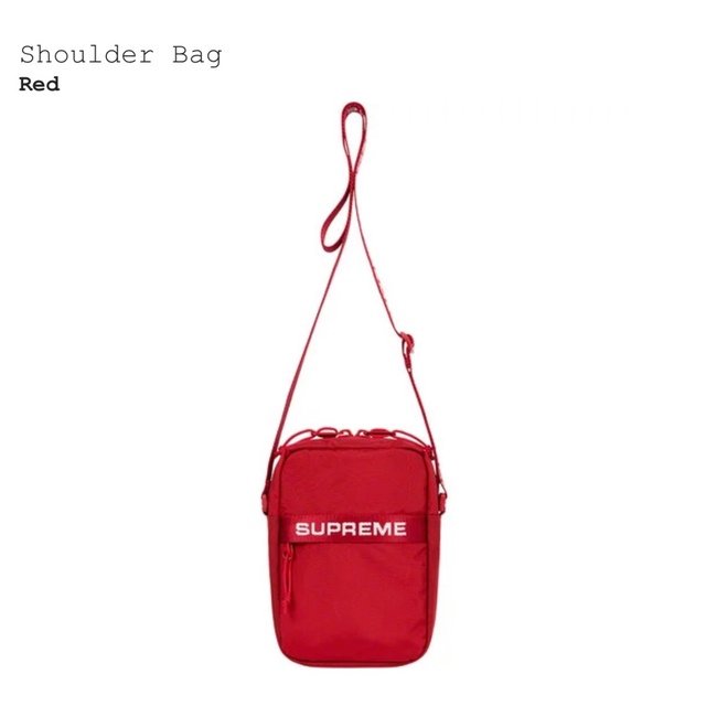 Supreme shoulder bag red