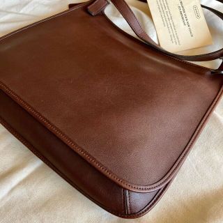 コーチ(COACH)のオールドコーチ ビンテージ ショルダーバッグ ブラウン レザー COACH(ショルダーバッグ)