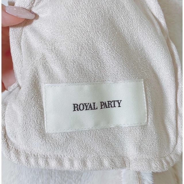 ROYAL PARTY(ロイヤルパーティー)のROYALPARTY  フェイクムートンジャケット レディースのジャケット/アウター(ムートンコート)の商品写真