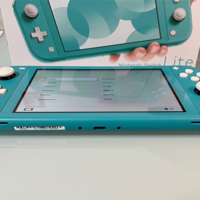 [_美品]Nintendo Switch  Lite ターコイズ 本体一式