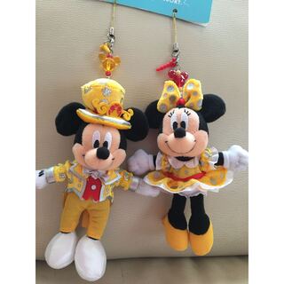 ディズニー(Disney)の東京ディズニーランド30周年記念ミッキー＆ミニーストラップ(ストラップ/イヤホンジャック)