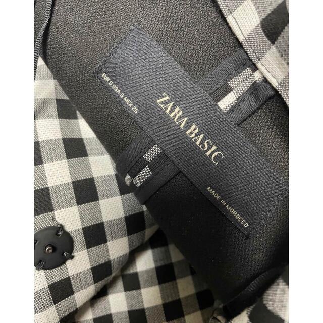 ZARA(ザラ)のZARA＊ブロックチェックオーバーサイズコート レディースのジャケット/アウター(ロングコート)の商品写真