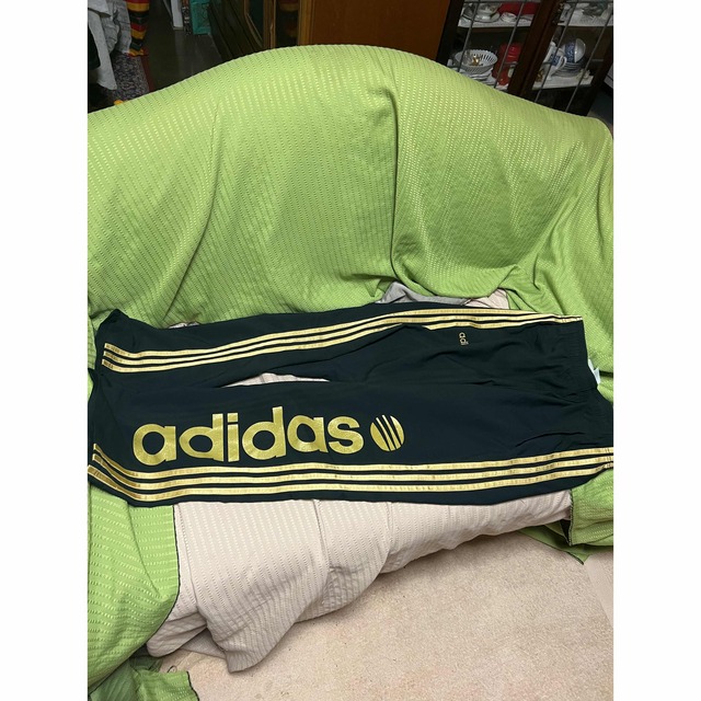 adidas - adidas☆スリーストライプ刺繡ロゴトラックパンツ adidas - adidas☆スリーストライプ刺繡ロゴトラックパンツ