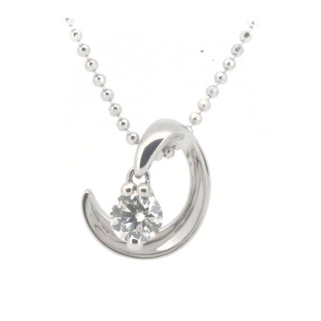 ラザールダイヤモンド ダイヤモンド ネックレス 0.23ct K18WG(18金