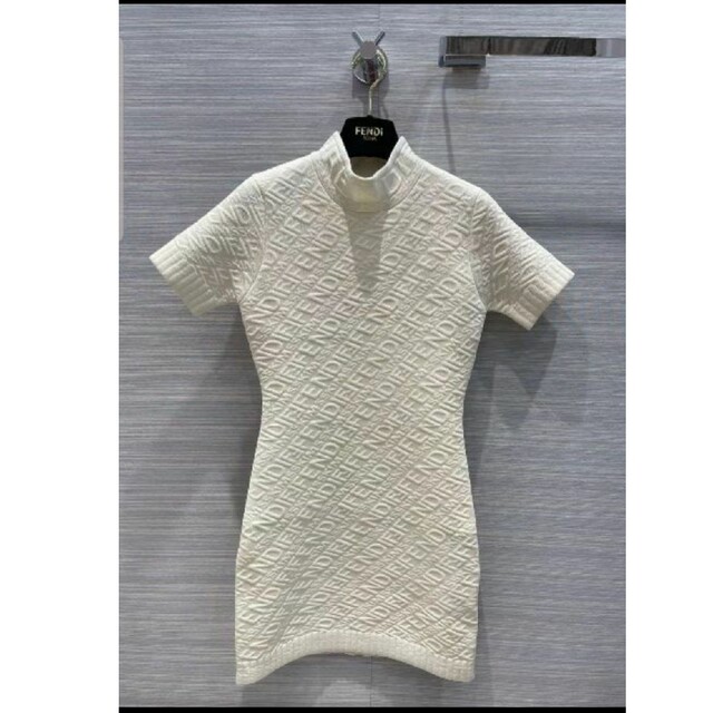 三上ゆあ着用????FENDI????ビスコースドレスニット ハイネック | www