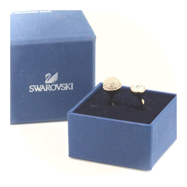 SWAROVSKI(スワロフスキー)のスワロフスキー デザイン リング 指輪 15号 GP レディースのアクセサリー(リング(指輪))の商品写真