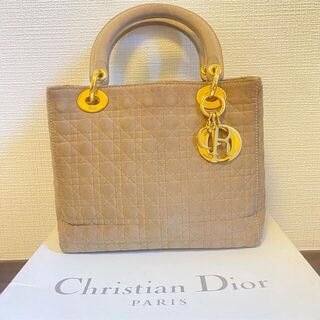 ディオール(Christian Dior) ハンドバッグ(レディース)（ベージュ系 