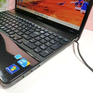 SONYノートパソコン　初心者向け即使用/Webカメラ/Win11/PC67