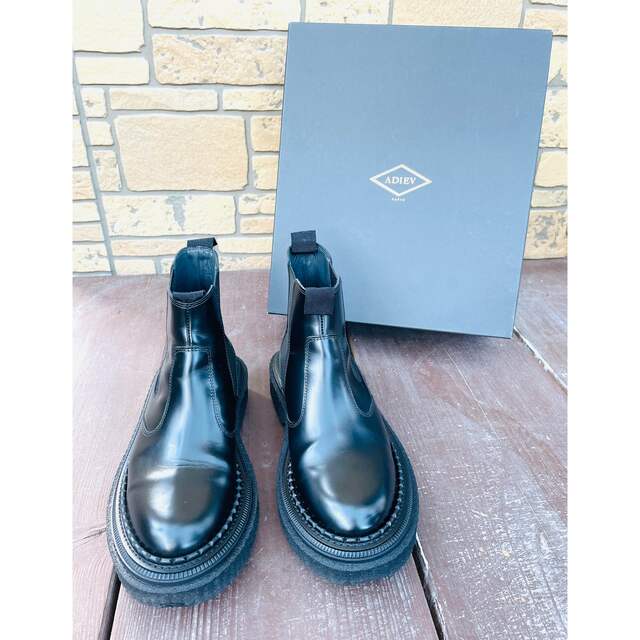 Jil Sander(ジルサンダー)のAdieu  厚底　サイドゴア　チェルシーブーツ 41 TYPE 155 メンズの靴/シューズ(ブーツ)の商品写真