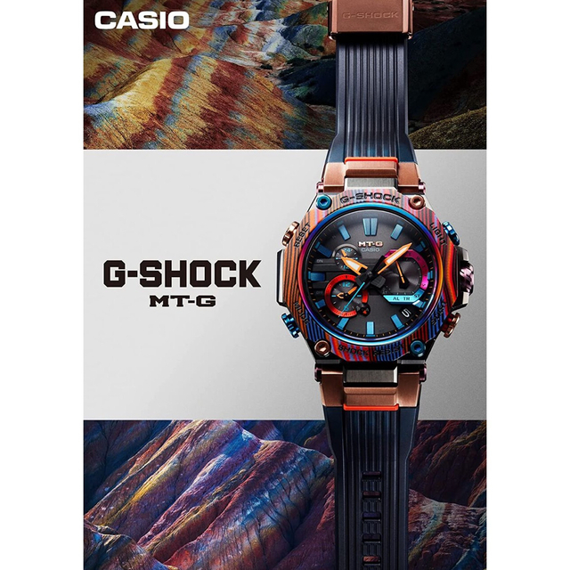 即発送可能 MTG-B2000XMG-1AJR CASIO G-SHOCK テレメディアカシオ レインボーマウンテン 最大57％オフ！ 