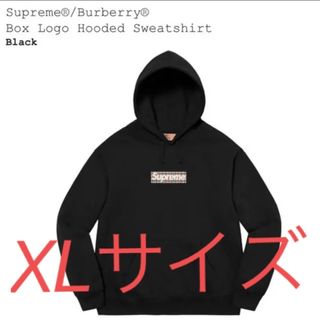 シュプリーム(Supreme)のsupreme burberry boxlogo hoodie(パーカー)