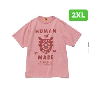 ヒューマンメイド(HUMAN MADE)のHUMAN MADE UZI MADE T-SHIRT #2 PINK 2XL(Tシャツ/カットソー(半袖/袖なし))