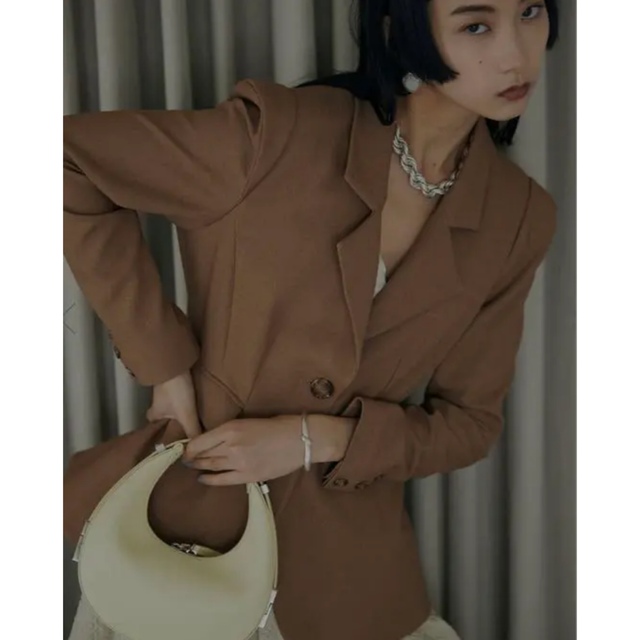 ジャケット/アウターAmeri WAIST SHAPE FLARE JACKET