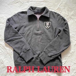 ラルフローレン(Ralph Lauren)のRALPH LAUREN ハーフジップ　トレーナー　スエット　ラルフローレン　Ｌ(トレーナー/スウェット)