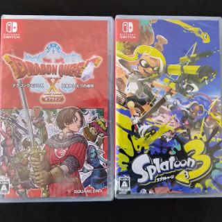 ニンテンドースイッチ(Nintendo Switch)のドラゴンクエストX  オフライン スプラトゥーン3 switch(携帯用ゲームソフト)