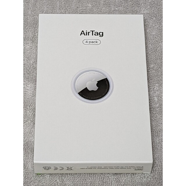 新品未使用☆Apple AirTag 4個 MX542ZP/A☆送料無料スマホ/家電/カメラ