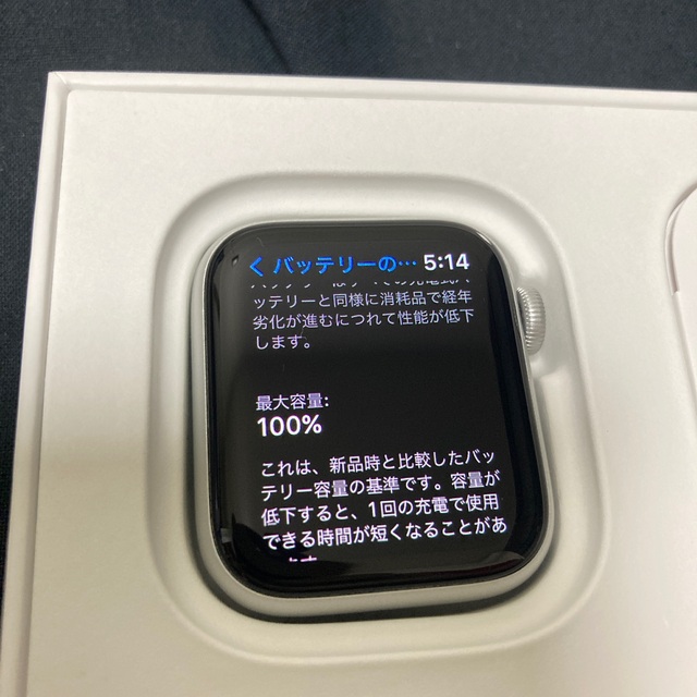 有名ブランドの 【極上美品】Apple Watch SE 40mm シルバー