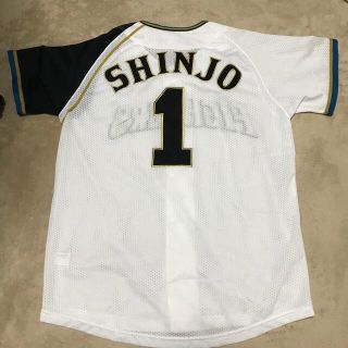 ホッカイドウニホンハムファイターズ(北海道日本ハムファイターズ)の新庄 SHINJO 現役時代　ユニフォーム　レプリカ　ミズノ(スポーツ選手)