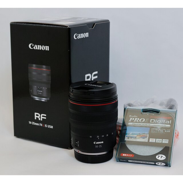 Canon RF14-35mm F4L IS USM フィルター付 キヤノンCANON