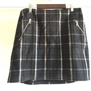 ギャップ(GAP)のGAP チェック台形スカート(ひざ丈スカート)