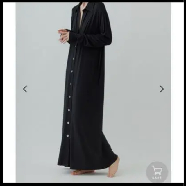 Silk jersey collar dressの通販 by keeee's shop|ラクマ