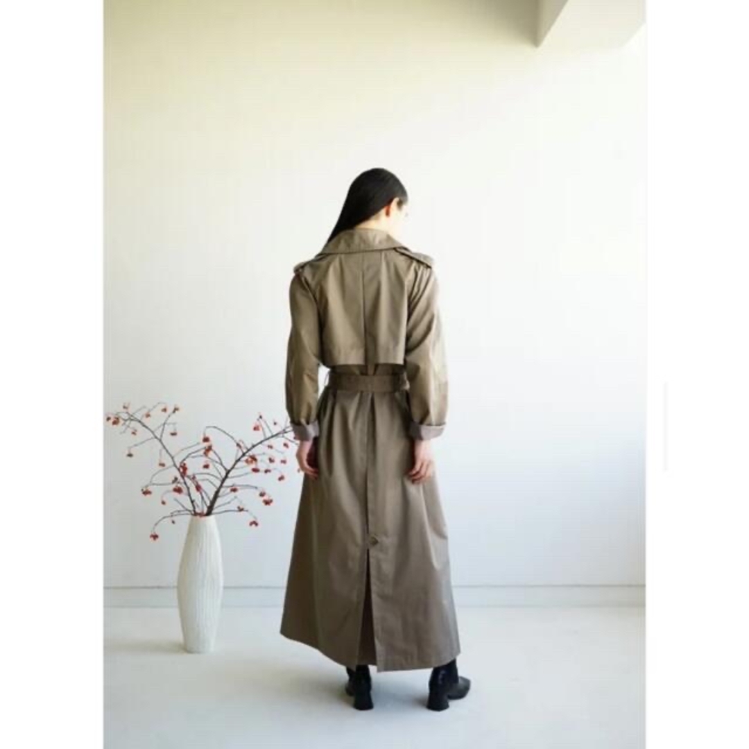 MARGARET HOWELL(マーガレットハウエル)のfoufou 玉虫トレンチ Sサイズ レディースのジャケット/アウター(トレンチコート)の商品写真