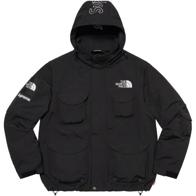 Supreme/TNF Trekking Convertible Jacketブラックサイズ