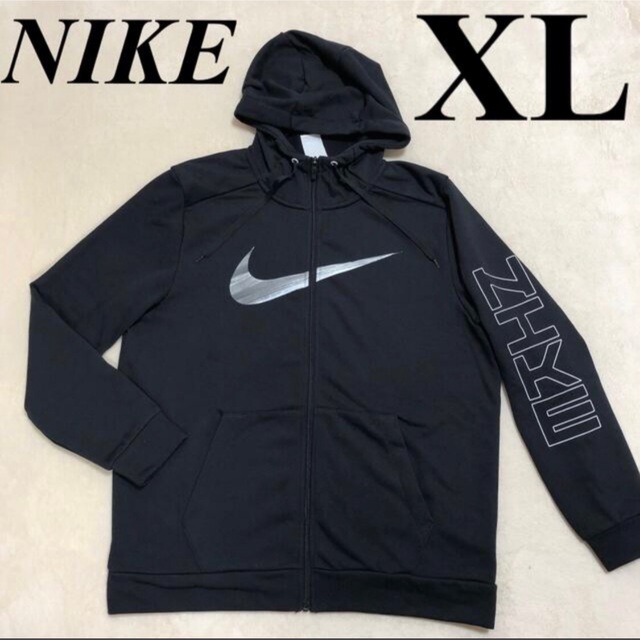 NIKE(ナイキ)のXL ナイキ　パーカー　メンズトレーナー　スウェット　NIKE 長袖トップス　黒 メンズのトップス(スウェット)の商品写真