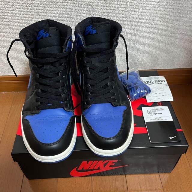 NIKE AIR JORDAN1 OG Royal Blue 27.5㌢