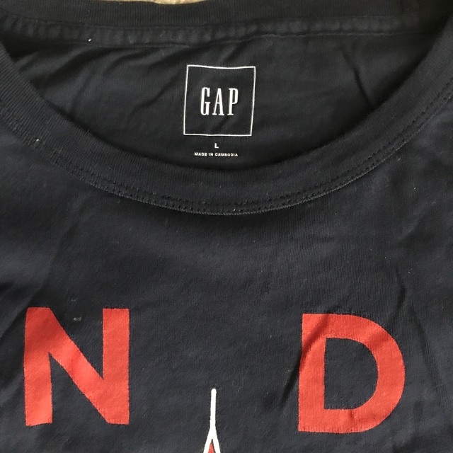 GAP(ギャップ)のGAPロンドン　Ｔシャツ（Ｌ） メンズのトップス(Tシャツ/カットソー(半袖/袖なし))の商品写真