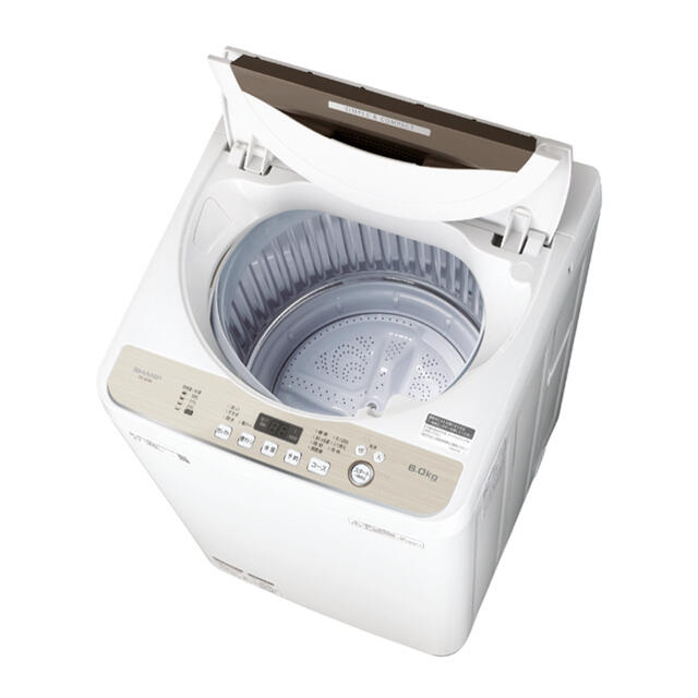 SHARP(シャープ)のSHARP 洗濯機（ES-GE6D、6kgタイプ) スマホ/家電/カメラの生活家電(洗濯機)の商品写真