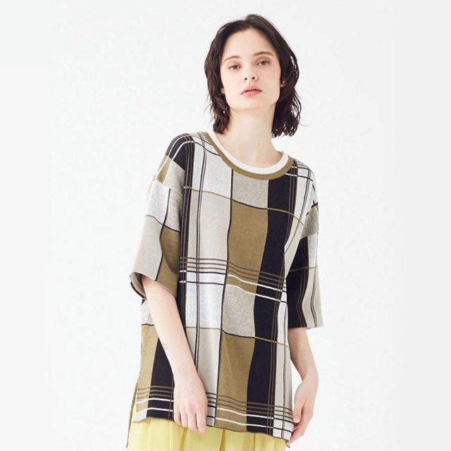 ☆22SS☆美品☆ポールスミス 上下 セットアップ チェック サマーニット