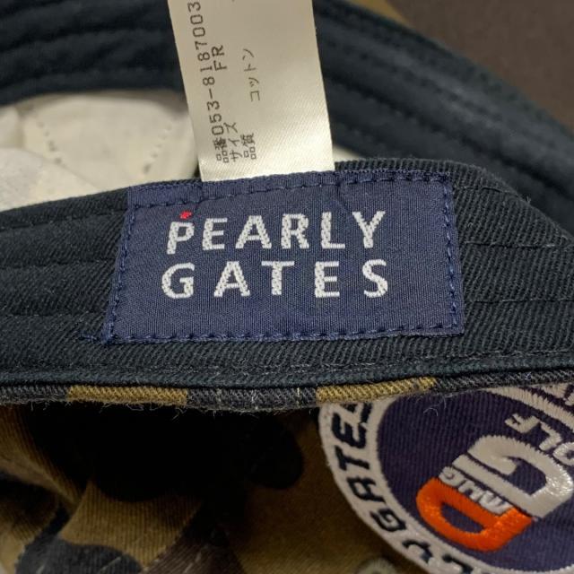 PEARLY GATES(パーリーゲイツ)のパーリーゲイツ キャップ - 迷彩柄 レディースの帽子(キャップ)の商品写真