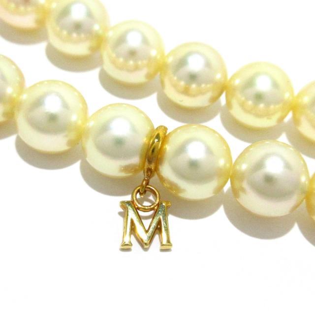 MIKIMOTO(ミキモト)のミキモト ネックレス美品  - パール×K18YG レディースのアクセサリー(ネックレス)の商品写真