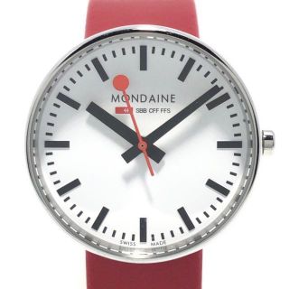 モンディーン(MONDAINE)のモンディーン 腕時計 - レディース 白(腕時計)